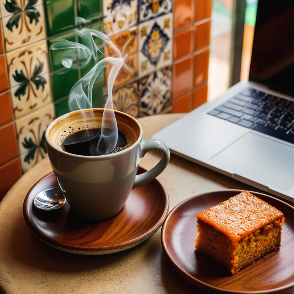 Descubre por Qué Vender Café Colombiano en Portugal es un Negocio Exitoso y Rentable 1 artistic portrait photography steaming cup ric